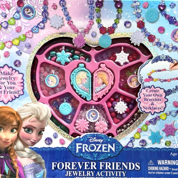NEW Disney Frozen Forever Friends Jewelry Activity Kit Best Friend Kids Bead Set - Picture 2 of 13